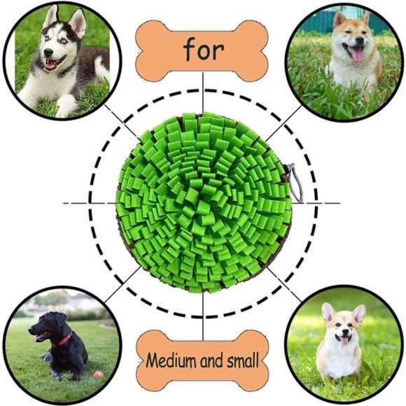 Pet Snuffle Mat for Dogs,Interactive Feed Puzzle for Boredom, Foraging Skills - Picture 5 of 6